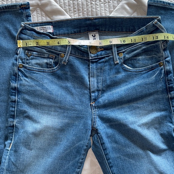 True Religion Halle Mid Rise Skinny jeans . Size 26 - Picture 4 of 7